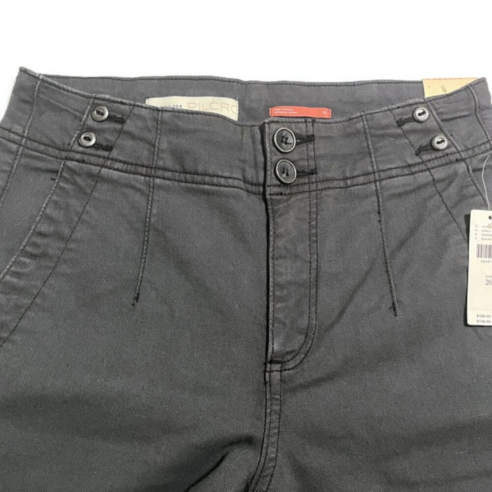 Anthropologie Pilcro and the Letterpress Gray High Rise Skinny Jeans Size 26 - Picture 3 of 9